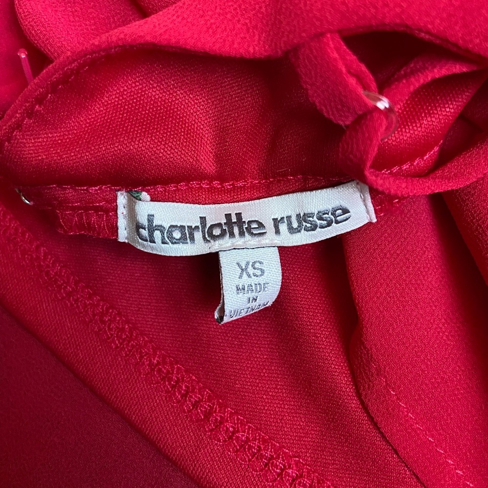 Red Mini Dress - Picture 5 of 5